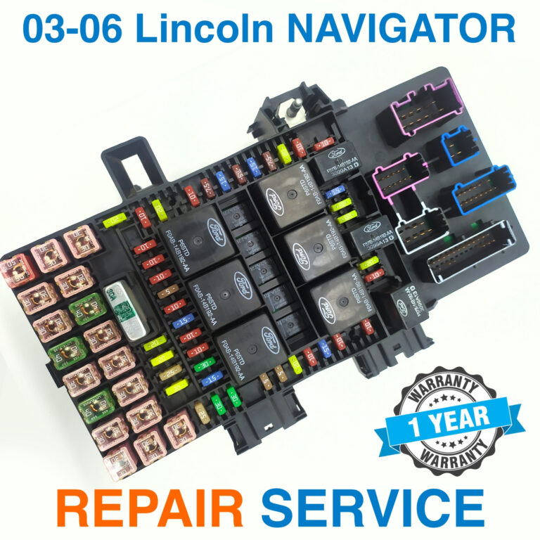 REPAIR SERVICE for 20032006 Lincoln NAVIGATOR Fuse Box FordFuseBox